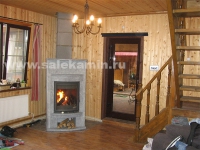 Облицовка камина WS5 фото в интерьере