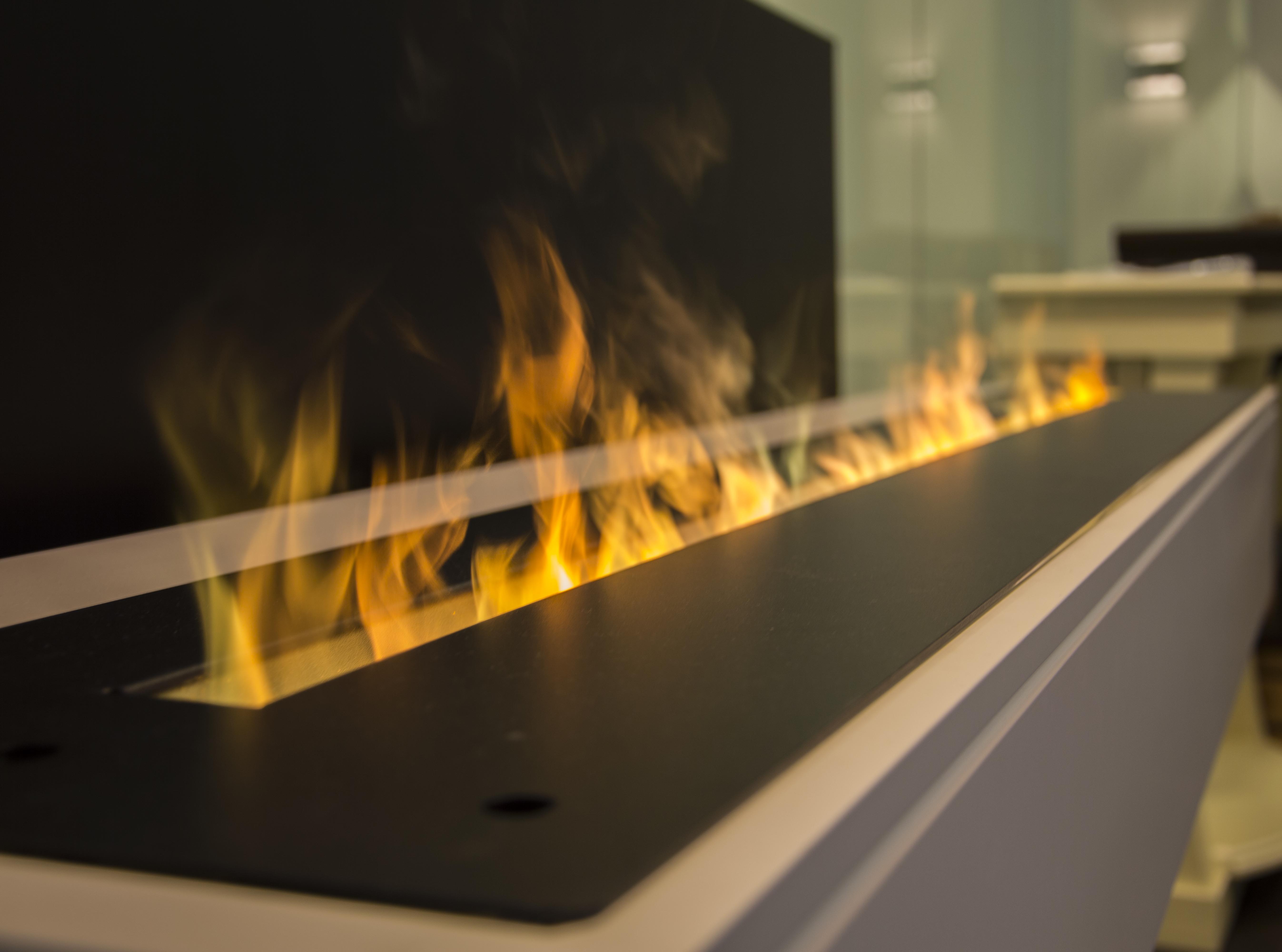 RealFlame Line-S 160 3D Matte Black