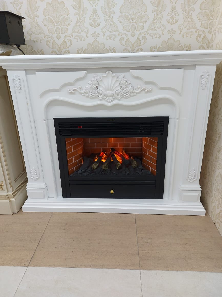 Электрокамин RealFlame Victoria 26 WT с Novara 26 3D Дисконт