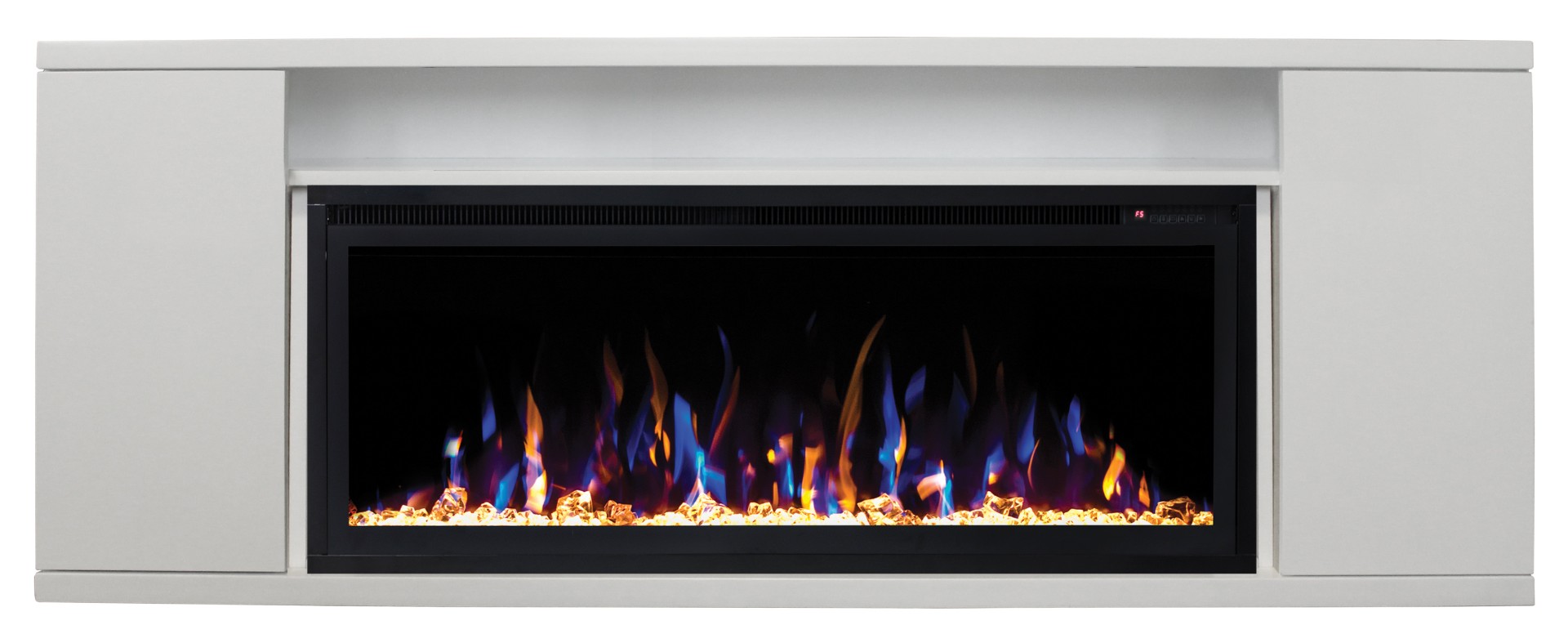 Электрокамин RealFlame BERGEN WT с очагом Saphir 42 + муляж дров