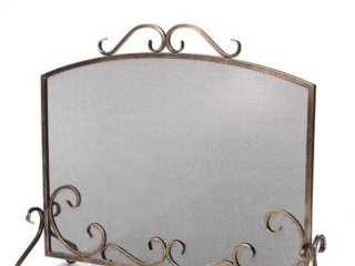 Защитный экран кованый для камина SafaMaster S610ASK цвет серебро
